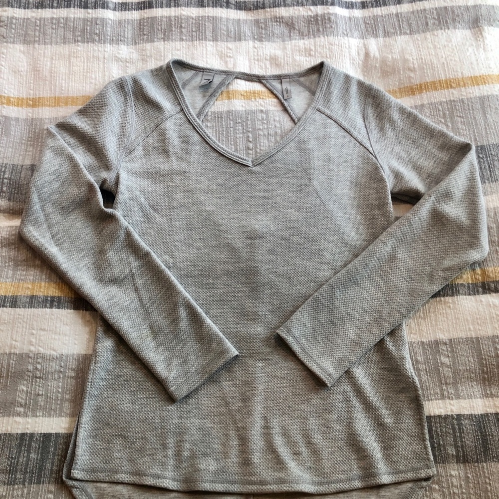 Zella LS Top with Keyhole Back.  Size S.